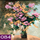 Nummer 84: forsythia met andere bloemen in vaas. Klik voor een vergroting.